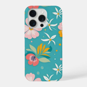 Padrão floral usando cores pastosas