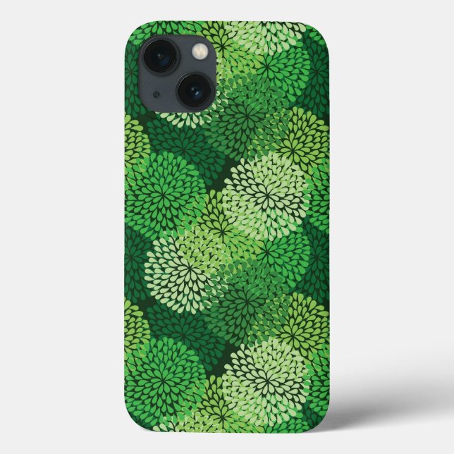 Padrão floral verde (Verso)