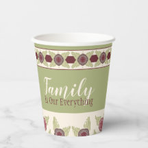 Padrão Floral Verde