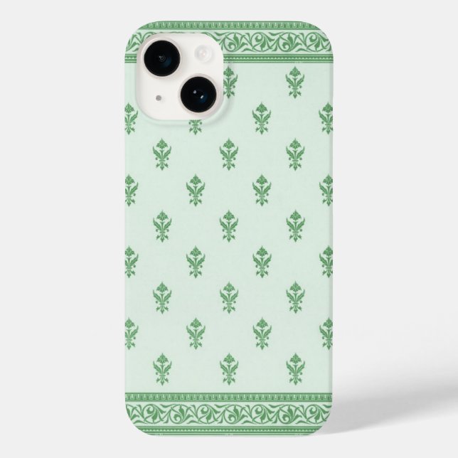 Padrão Floral Verde (Verso)