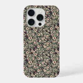Padrão Floral Vintage da Era da Guerra dos Anos 19