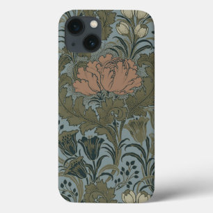 Padrão Floral Vitoriano Antigo Terracota Sage