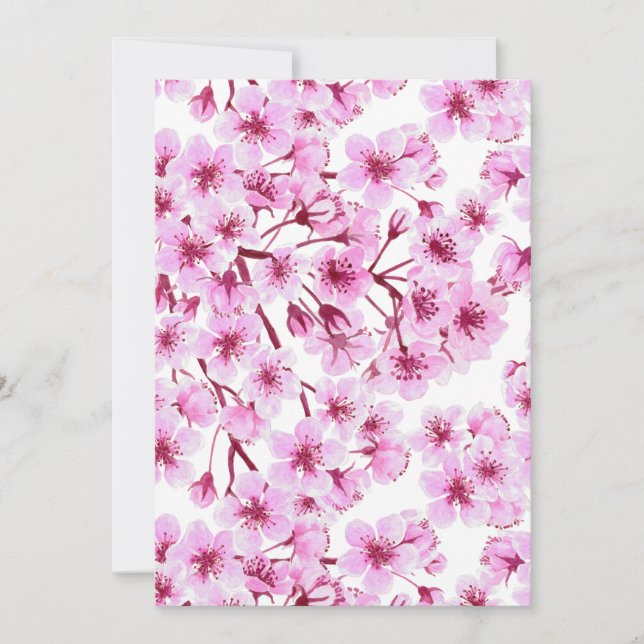 Padrão florescente de cereja (Frente)