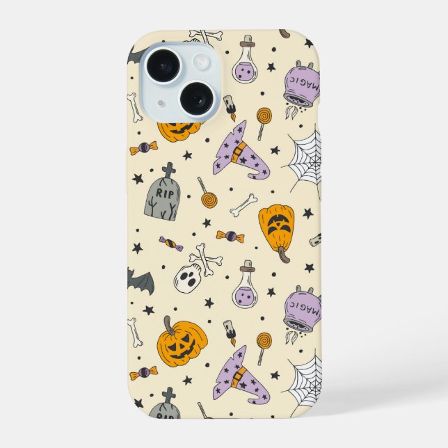 Padrão Fofo de Halloween (Verso)