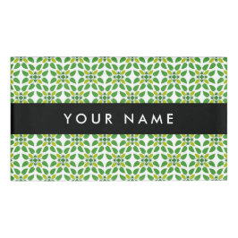 Padrão Folha, Folhas Verdes, Seu Nome