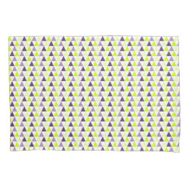 Padrão Geométrico Colorido de Roxo Verde limão