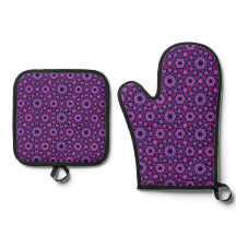 Padrão Geométrico com Tri-Hexágono Truncado Roxo