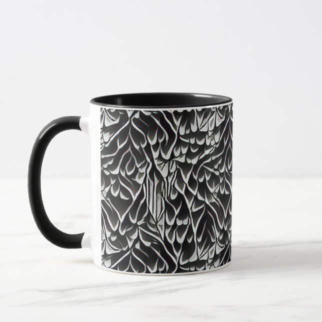 Padrão geométrico de abstrato 38 - Caneca de café (Esquerda)