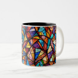 Padrão geométrico de abstrato moderno 26 - Caneca