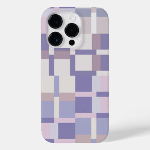 Padrão Geométrico de Bloqueio de Cores - Roxo e La