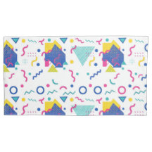 Padrão Geométrico de Retro Memphis