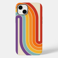 Padrão Geométrico de Stripes com Estilo Retroativo