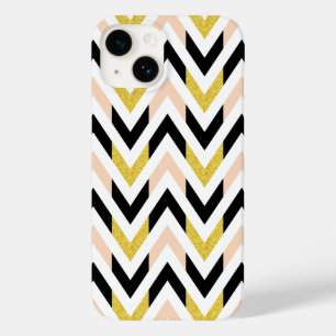Padrão Geométrico Faux Glitter Chevron Case-Mate i