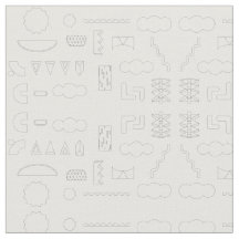 Padrão Geométrico Gráfico dos anos 80 no Tecido Br