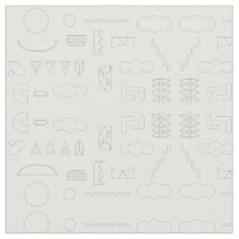 Padrão Geométrico Gráfico dos anos 80 no Tecido Br