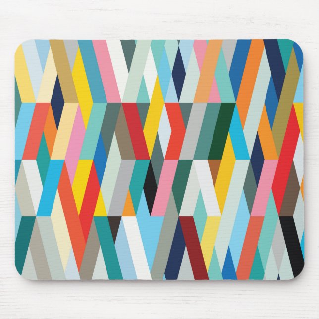 Padrão Geométrico Moderno-1 Mousepad (Frente)