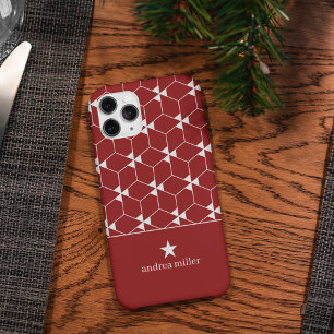 Padrão geométrico moderno com Monograma estrelado