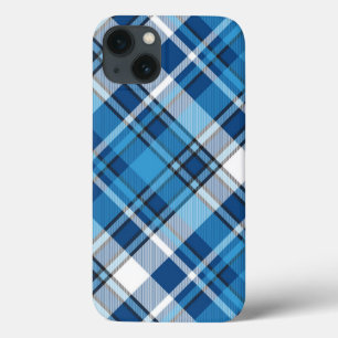 Padrão Geométrico Vintage Trendy Blue