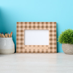 Padrão Gingham Simples com Nome