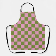 Padrão Gingham Verdejado Rosa