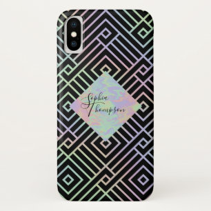 Padrão Holográfico Moderno - capas de iphone