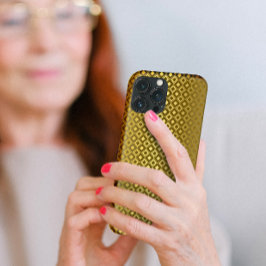 Padrão Luxurioso Dourado de Rhombus Carving