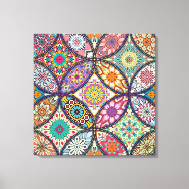 Padrão Mandala - Canvas (Frente)