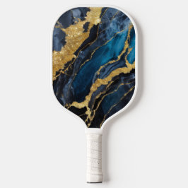 Padrão Marble Azul com Dourado