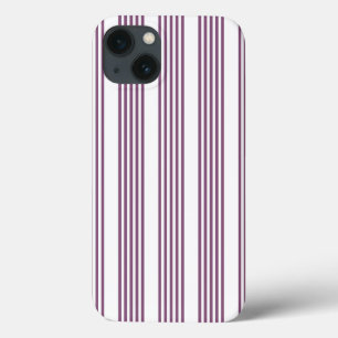 Padrão Mauve roxo e branco de cinco faixas