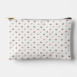 Padrão Minimalista de Sushi Kawaii Comida Japonesa