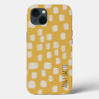 Padrão mínimo amarelo com nome personalizado later