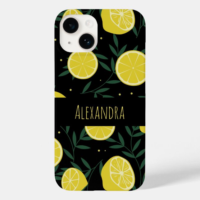 Padrão Moderno de Frutas Personalizadas de Verão E (Verso)