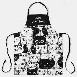 Padrão Moderno de Gatos Cutuosos de Kawaii