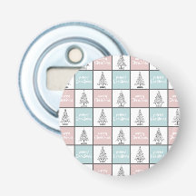 Padrão Moderno do Pastel Azul e Rosa de Natal