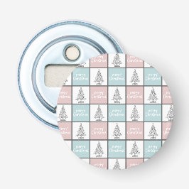 Padrão Moderno do Pastel Azul e Rosa de Natal