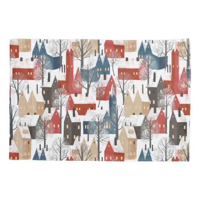 Padrão Nórdico da Cidade do Inverno (Verso)