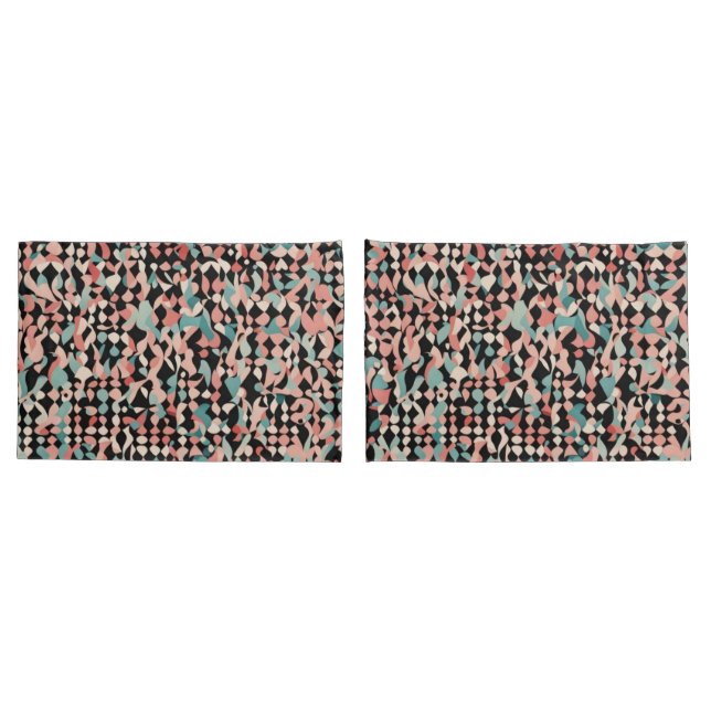 Padrão orgânico abstrato em Pastel (Verso - conjunto)