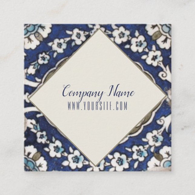 Padrão oriental - Etiqueta de preço/etiqueta (Frente)