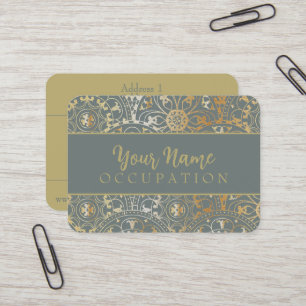 Padrão Oriental Mandala - Cartão de visita