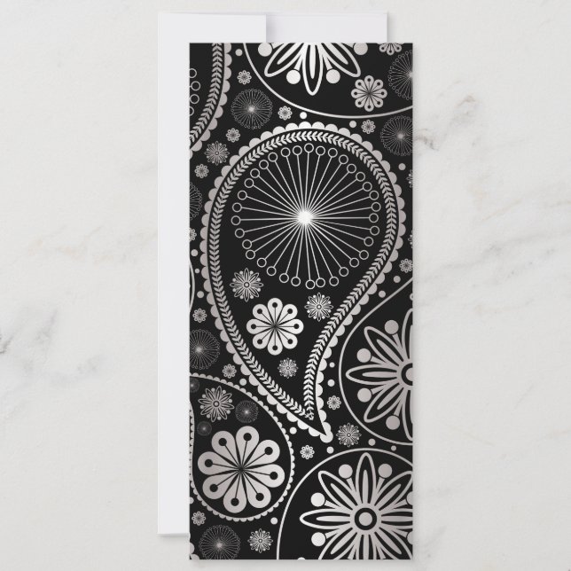 Padrão paisley de prata (Frente)