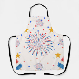 Padrão Patriótico de Pop de Gelo e Fireworks | Ver