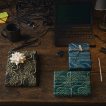 Padrão PCB Quirky Abstrato Electronic Geek