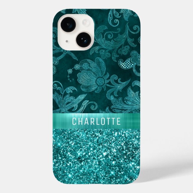 Padrão Personalizado de Brilho Floral Moderno Femi (Verso)