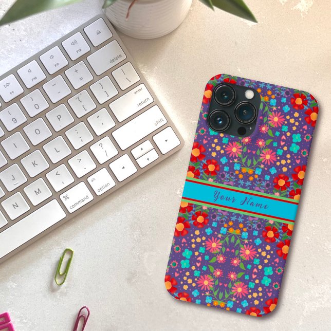 Padrão Personalizado do Flor Vermelho com Nome Rox (Criador carregado)