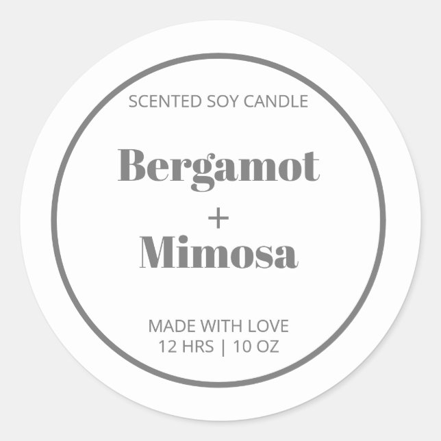 Padrão Personalizável de Etiqueta Soap Moderno (Frente)