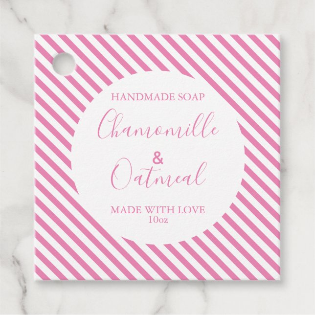 Padrão Personalizável de Etiqueta Soap Moderno (Frente)