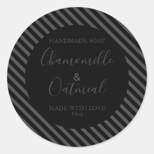 Padrão Personalizável de Etiqueta Soap Moderno