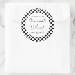 Padrão Personalizável de Etiqueta Soap Moderno