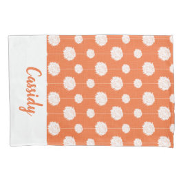 Padrão Pom De Cheerleader Laranja