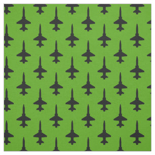 Padrão Preto de Talon T-38 no Tecido Verde